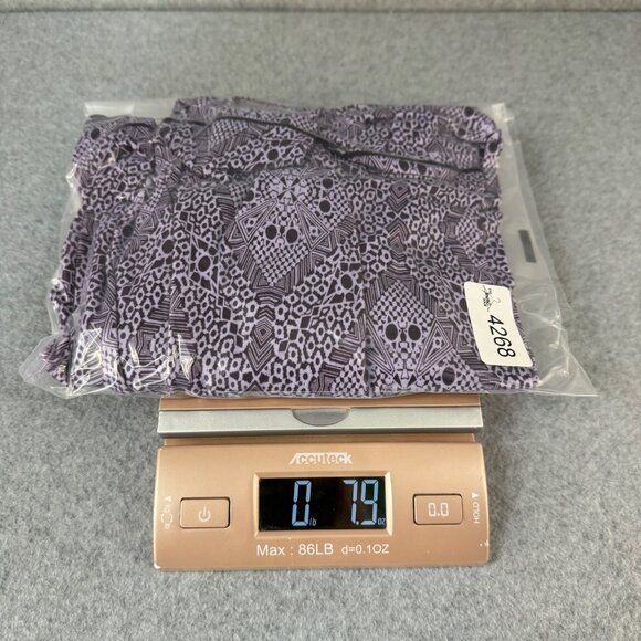 Prana Womens Size XS Purple Dress Patterned Faux Wrap V-Neck Breathe Outdoor - Picture 15 of 16